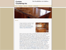 Tablet Screenshot of customcountertop.net